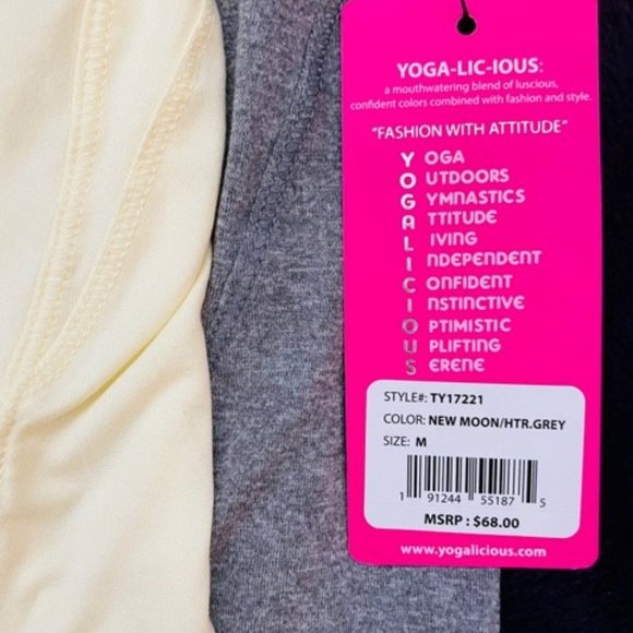 yogalicious tops size chart printable